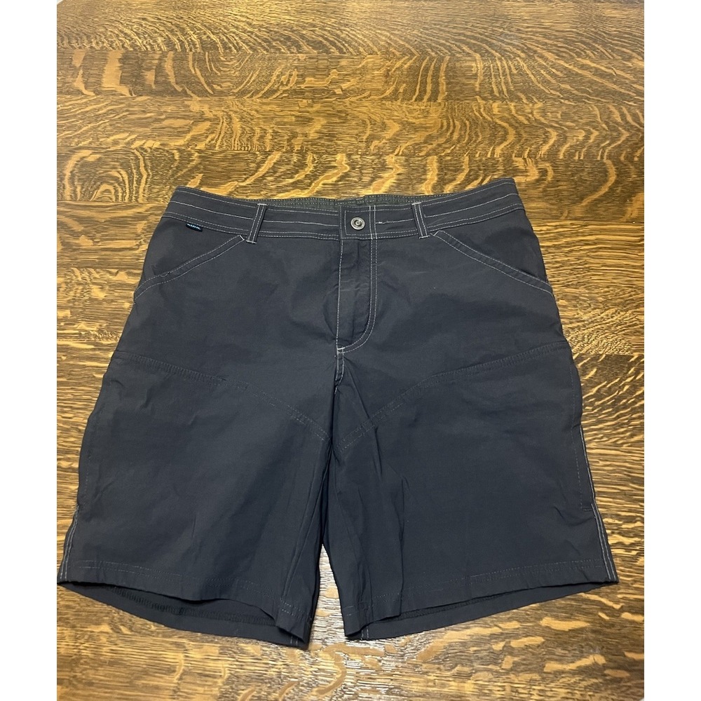 Kuhl Renegade Shorts Mens 36 Black Hiking Outdoor Performance Nylon